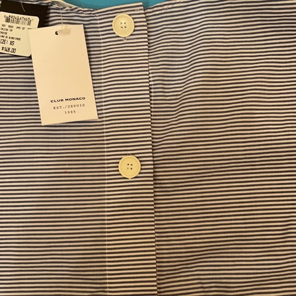 CLUB MONACO Caleigh Cropped Button-Back Top Size XS - Picture 8 of 12
